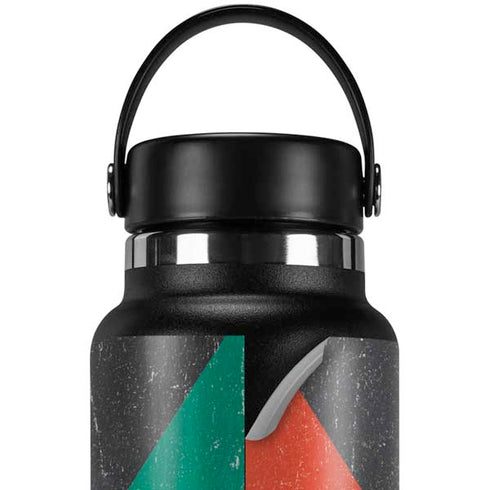 Kuwait Flag Distressed Hydro Flask 32oz Wide Mouth Skin